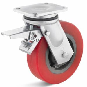 Колёсная опора TORWEGGE T-4302-DEUR-250x80-F09 с тормозом