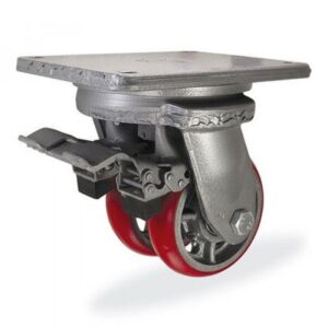 Колёсная опора KAMA 6702-D2OR-250-F09 с тормозом