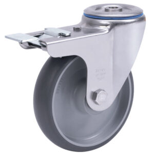 Колёсная опора ALEX A-3300-MTB-200-F18 с тормозом