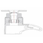 Колёсная опора Kama 2502-MTR-125-F18 — изображение 2