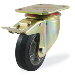 Колёсная опора KAMA K-4102-DYR-080-F18 с тормозом