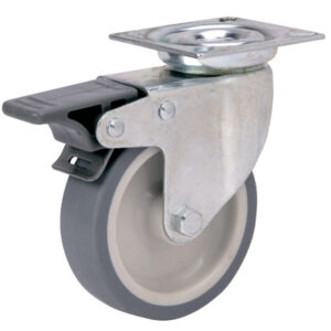 Колёсная опора ALEX TW-1702-MTB-060-F18 с тормозом