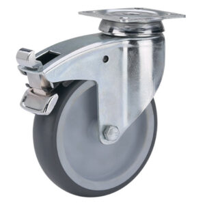 Колёсная опора ALEX TW-2802-MTB-125-F18 с тормозом