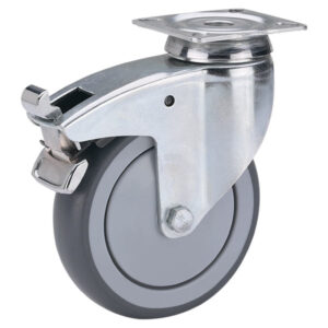 Колёсная опора ALEX TW-2802-MTR-125-F18 с тормозом