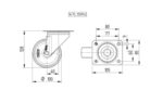 3470DVR100P62 колесо SC 42 — изображение 2