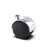 Колеса мебельные поворотные 50  A520 POI 050 L51-8 chrome