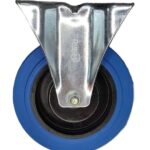 Колесо неповоротное с синей резиной 3478 PJP 125 P62 - 105x85 BLUE