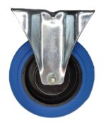 Колесо неповоротное с синей резиной 3478 PJP 125 P62 - 105x85 BLUE