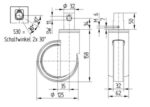 Колесная опора 1044UAP125R36-32S30 D RAL9002 — изображение 2