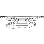 Колесная опора 3430POI058P60-80x60 — изображение 3