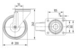 Колесная опора 3470IEP200P63 SCDL 80 HEAVY — изображение 2