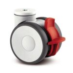 Колесная опора 5947XSP125P30-13 RAL9002 red kick pedal