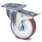 Колесная опора с общим тормозом 8477UAD200P63 red