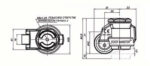 Регулируемая колесная опора GD-40-S-NYN — изображение 2